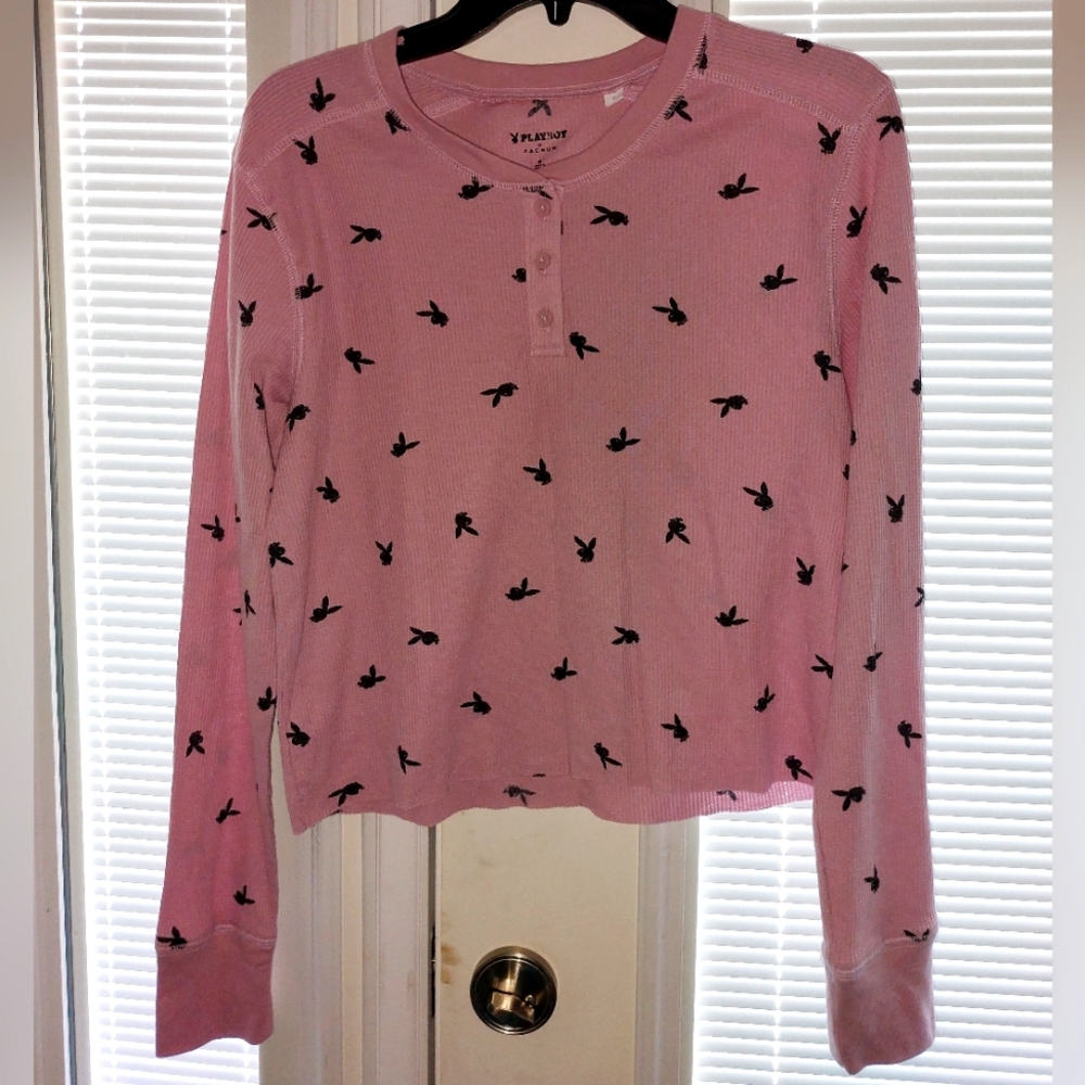 Pink Playboy Bunny Shirt